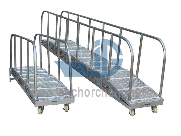 Kajstege i aluminium (böjtyp)