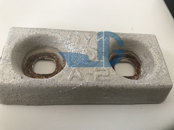 Bulttyp aluminiumlegering Anod