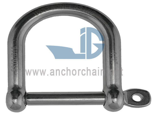 D-Shackle Wide Type, SS304 ELLER SS316