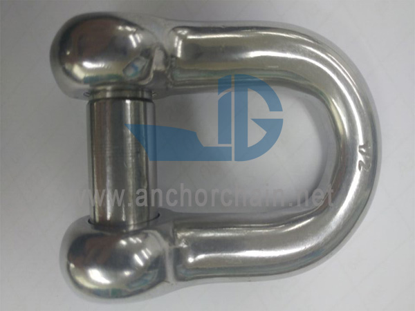 D-Shackle (Med slits Sink Pin), SS304 ELLER SS316
