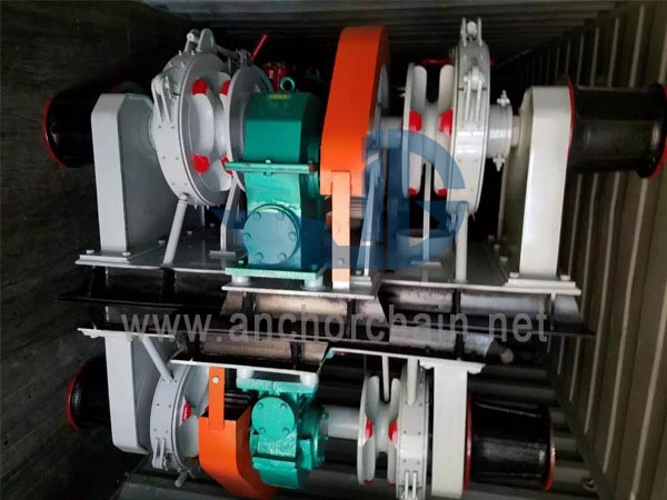 Dubbelkabel liter hydrauliskt ankarspel