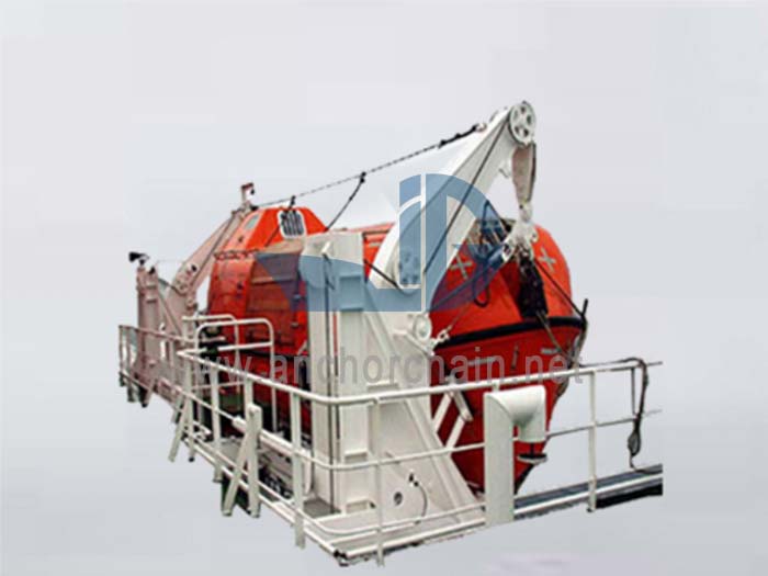 Gravity Roller eller Sliding Track Davit