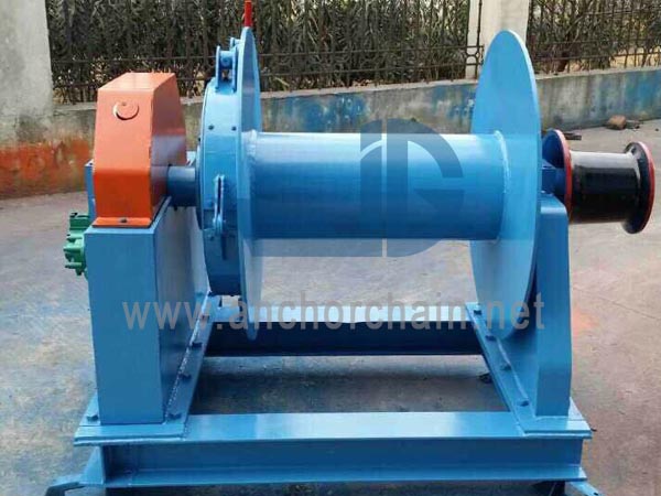 Hydraulisk Singe Drum Förtöjningsvinsch