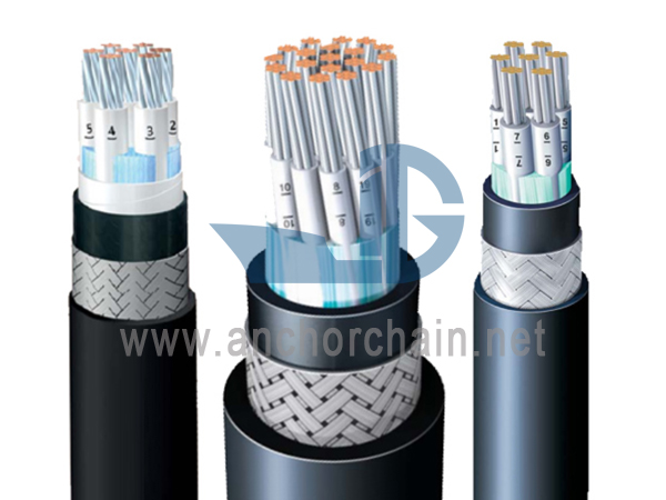 JIS C3410 bepansrad styrkabel ombord