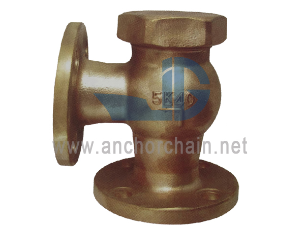 JIS F 7418 Bronze 16K lyftbackvinkelventiler (Union Bonnet Type)