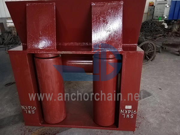 JIS F2026 Fairlead med horisontell rulle