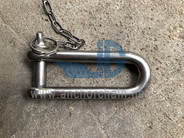 Long D-Shackle Long Type, SS304 ELLER SS316