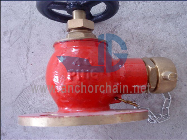 Marin brons vinkelslangventil JIS F7334 5K 10K (DN50-DN65)