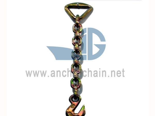 Triangel Ring Chain Sling med Eye Grab Krok